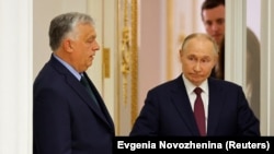 Віктар Орбан на сустрэчы з Уладзімірам Пуціным 5 ліпеня 2024 году. Ілюстрацыйнае фота