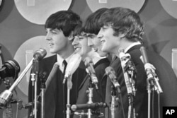 Брытанскі гурт The Beatles, адны з натхняльнікаў культуры гіпі