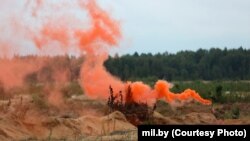 Вайсковыя манэўры АДКБ «Узаемадзеньне-2023». Беларусь, жнівень 2023. Фота Мінабароны Беларусі