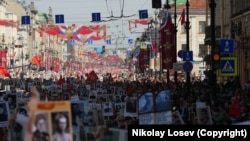 Акцыя «Бессмертный полк», Санкт-Пецярбург, Расея, 9 траўня 2019 году