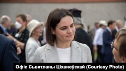 Сьвятлана Ціханоўская падчас візыту ў Бэрлін, 20 ліпеня 2022