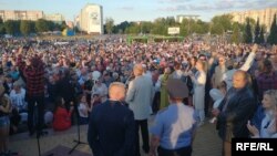 Акцыя пратэсту ў Жлобіне, 14 жніўня. Ілюстрацыйнае фота