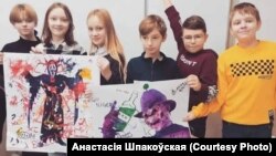 Вучні беларускай онлайн-школы ва Ўкраіне. Архіўнае фота