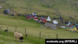 Краявід на Фарэрскіх выспах, архіўнае фота