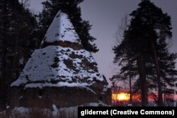 Капліца-пахавальня Завішаў, Узда. Фота: glidernet