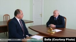 Сустрэча Лукашэнкі з Галаватым у верасьні 2023 году