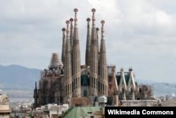 Sagrada Familia, архітэктурны комплекс у Барсэлёне, створаны Антоні Ґаўдзі