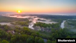 Ілюстрацыйнае фота. Туман над Налібацкай пушчай