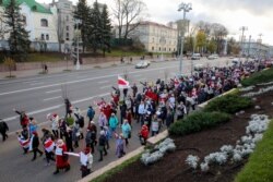 Марш пэнсіянэраў і мэдыкаў у Менску, 9 лістапада.