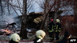 Ратавальная апэрацыя на месцы крушэньня самалёту ў Вільні, 25 лістапада 2024 году