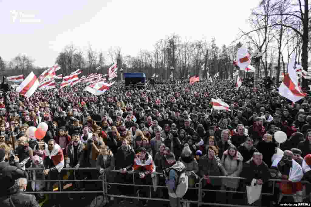 Belarus - Belarusian Freedom Day in Minsk. 25Mar2018