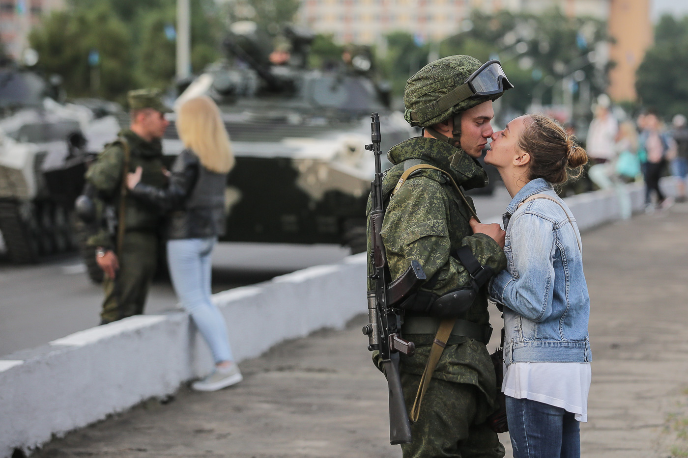 Рэпэтыцыя вайсковага параду да 3 ліпеня. Фота Уладзь Грыдзін