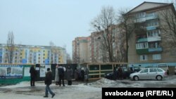 Уезд на будоўлю заблякавалі добраахвотныя вартаўнікі