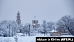 Деҳае дар вилояти Твери Русия. Акс аз бойгонӣ