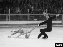 Белавусава і Пратапопаў на Алімпіядзе ў Грэноблі, 1968 г.