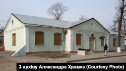 Гармата, якую паставяць у гонар расейскага цара Пятра І (з архіву Аляксандра Храмка)