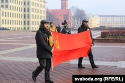 Браты Бланк падчас 7-га лістапада ў Менску