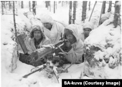 Фінскія кулямётчыкі падчас Зімовай вайны 1939-1940 гадоў