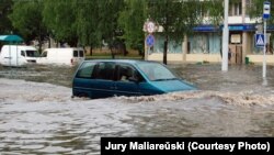 Архіўнае ілюстрацыйнае фота. Наступствы залевы ў Менску