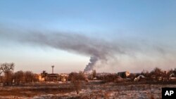 Горад Салядар Данецкай вобласьці. Архіўнае фота