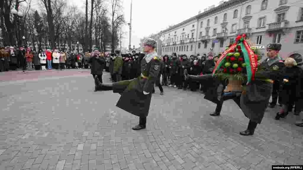 Вянок ад кіраўніка Беларусі