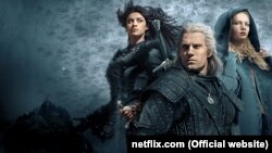 Плякат сэрыялу «Вядзьмар» (The Witcher) ад Netflix