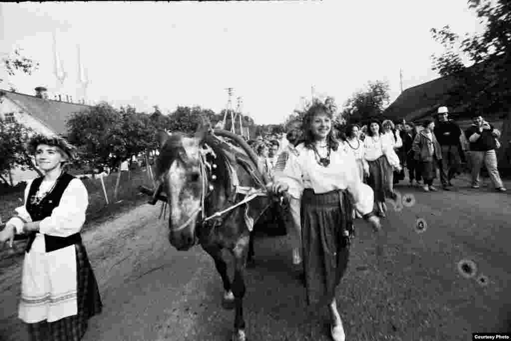 1991 год. Сьвяткаваньне Купальля ў Полацкім раёне