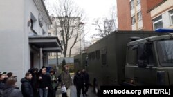 Belarus - The trial of the participants of "Rally of non-parasites" in Minsk. Before the trial. Minsk, 16Mar2017