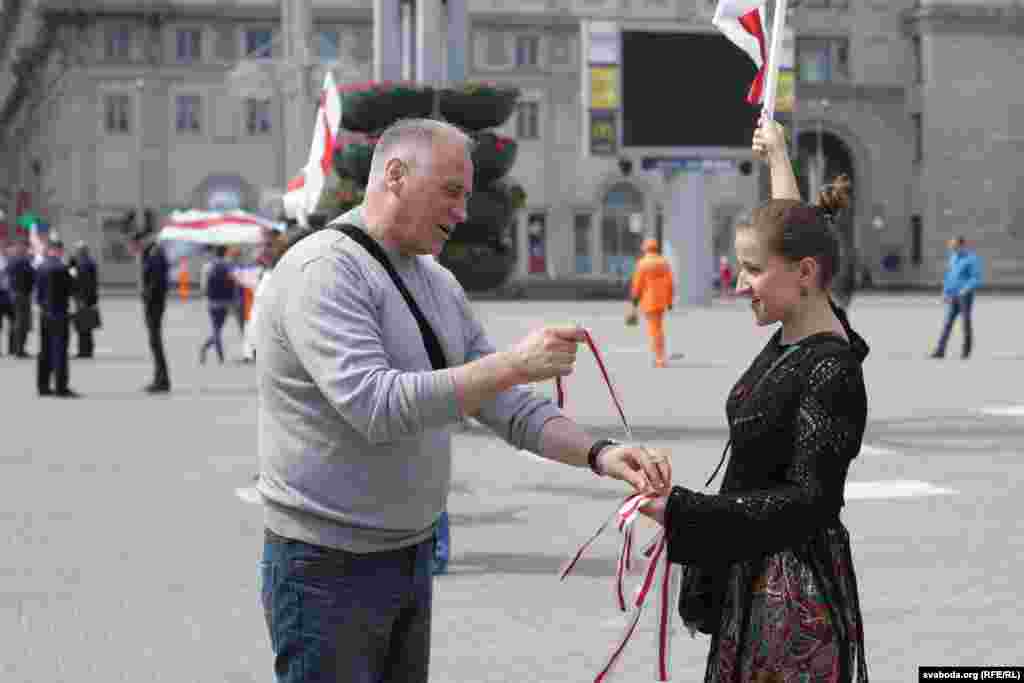 Палітык Мікола Статкевіч далучыўся да акцыі і падзякаваў яе ўдзельнікам